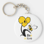 Bee in love keychain