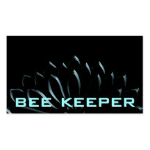 Bee Keeper Dark Ornament Business Card Template
