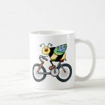 Bee on a Bike Mug