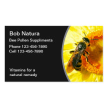 Bee Pollen Business Cards