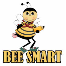 bee smart bumble bee with pencil photo cut outs