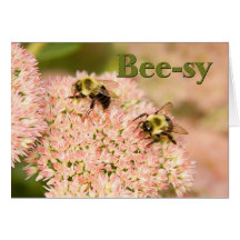 BEE-SY BEE NOTE CARD