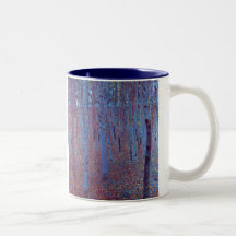 Beech Forest by Gustav Klimt Coffee Mugs