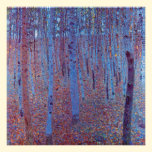 Beech Forest by Gustav Klimt invitations