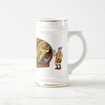 Beer barrel mugs