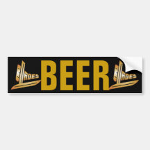 Beer Blades Bumper Stickers