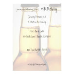 Beer Bottle Birthday Party Invitations