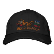 Beer Dragon Sports Embroidered Baseball Caps
