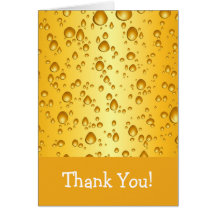 Beer Drops Thank You Card