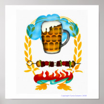 Beer Heaven! Print