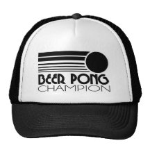 Beer Pong Champion Hats