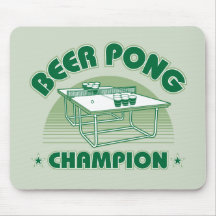 Beer Pong Champion Mouse Mats