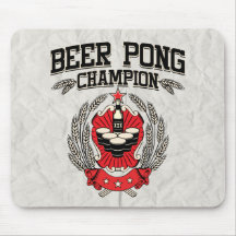 Beer Pong Champion Mousepad