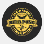 Beer Pong Champion Sticker