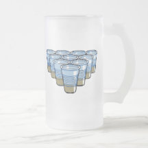 beer pong coffee mug