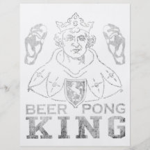 Beer Pong King Full Color Flyer