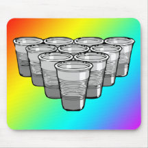 beer pong mouse pads