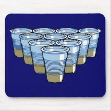 beer pong mousepads