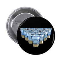 beer pong pinback buttons