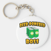 Beer-Powered Boss Key Chain