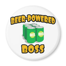 Beer-Powered Boss magnets