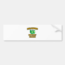 Beer-Powered Hockey Coach Bumper Sticker