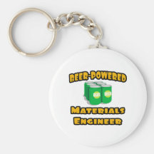 Beer-Powered Materials Engineer Keychains
