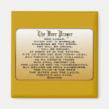 Beer Prayer Fridge Magnets