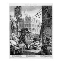 Beer Street, 1751 posters