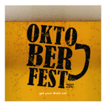Beer Themed Oktoberfest 2012 Invites