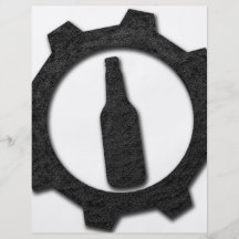 Beers black personalised flyer