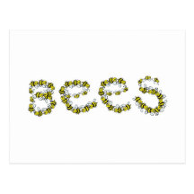 Bees Postcard