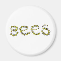 Bees Refrigerator Magnet