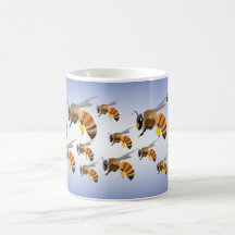Bees Swarming Coffee Mug