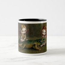 "Befriending an Alligator" Mug