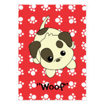 Begging Puppy Business Card