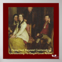 Begin Love Anew Poster-Customise