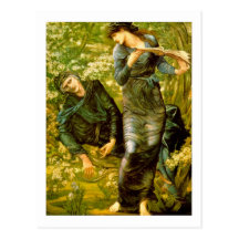 Beguiling of Merlin - Edward Burne-Jones Postcards