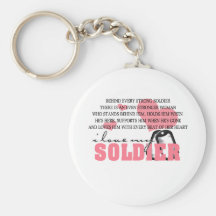 Behind every Soldier Key Chain