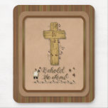 Behold the Lamb Christian Computer Mousepad