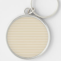 Beige Tan Colour Stripe Pattern. Key Chains