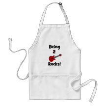 Being 2 Rocks!  with Guitar Aprons