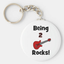 Being 2 Rocks!  with Guitar Key Chains
