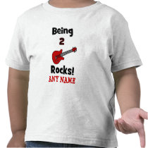 Being 2 Rocks!  with Guitar t-shirts