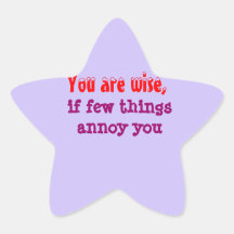 Being Wise -  Words of wisdom Stickers