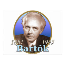 Bela Bartok Postcards