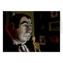 Bela Lugosi Mask Card