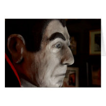 Bela Lugosi Mask Card