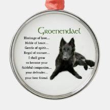 Belgian Sheepdog Heritage of Love Christmas Tree Ornament