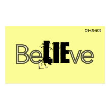 BeLIEve Business Cards